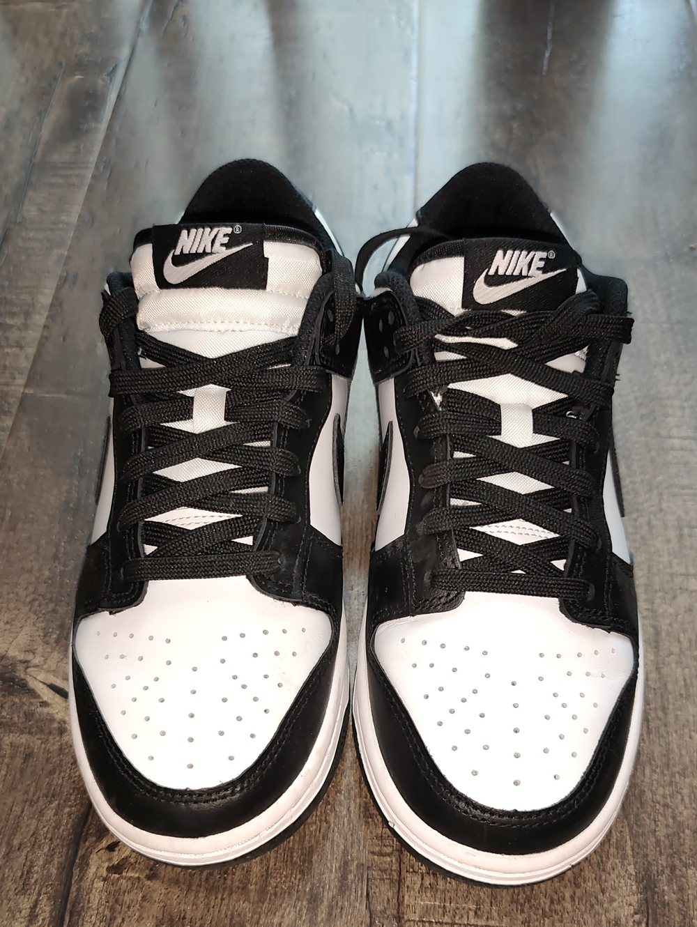 Nike Black and White Low-Top Sneakers